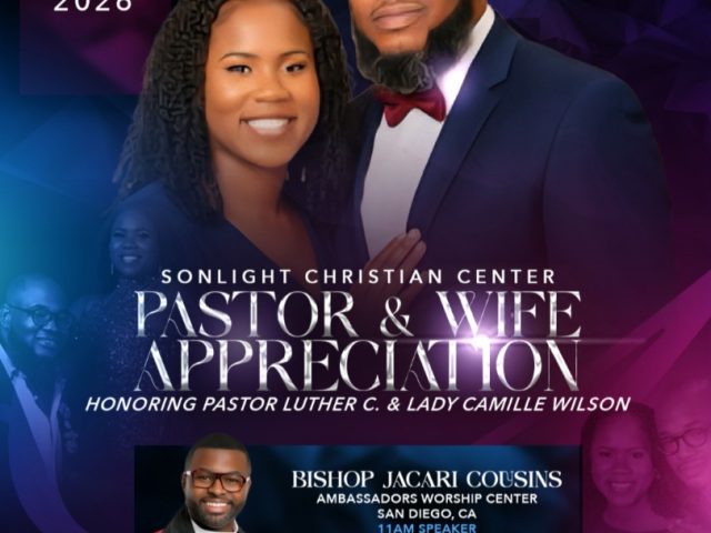 PASTOR & WIFE APPRECIATION SERVICE